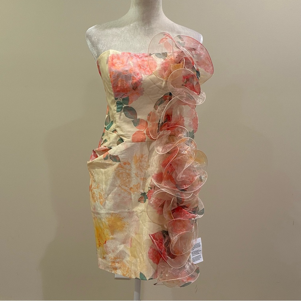ASOS Luxe Organza Mini Dress - Picture 10 of 10